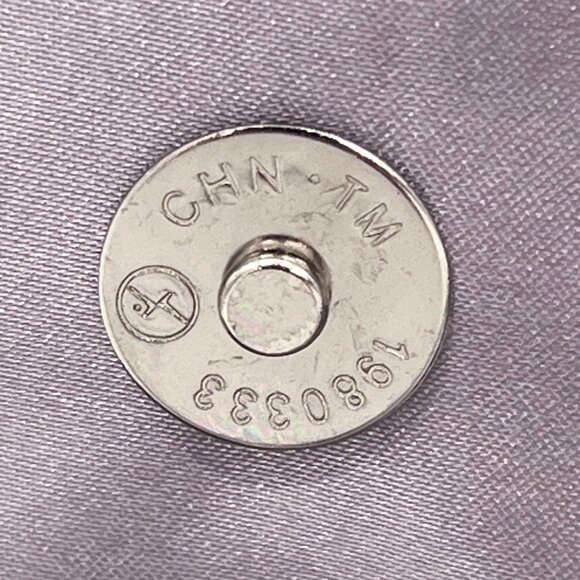 Jessica McClintock Gray Faux Crocodile Emboss Leather Clutch Handbag Chain Strap - Picture 10 of 13